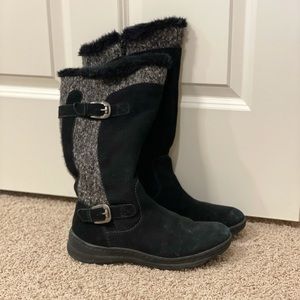 Bare traps furry lining Adalia boots